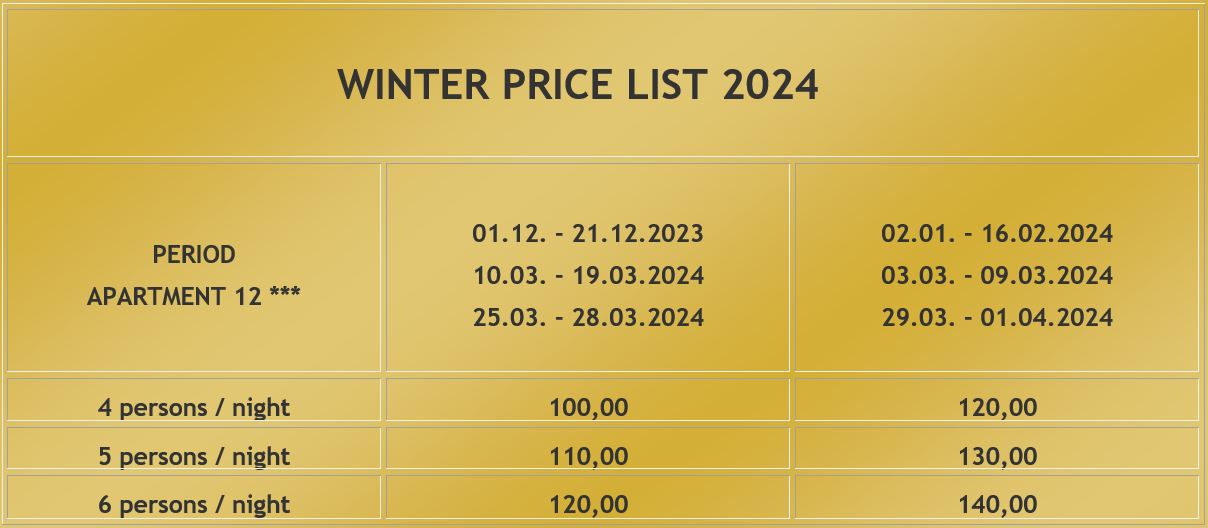 Winter price list 2024 EN1