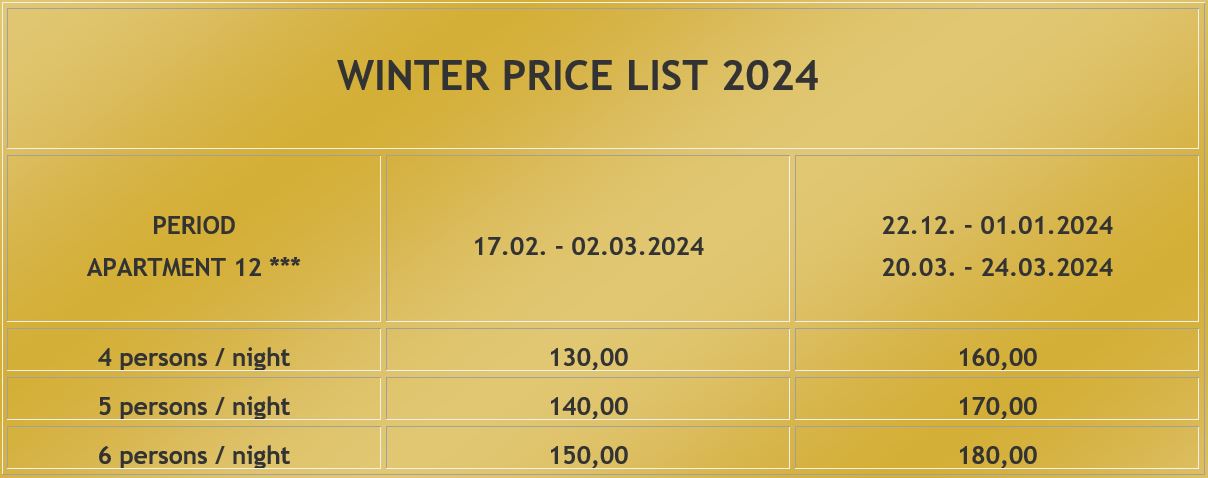 Winter price list 2024 EN2